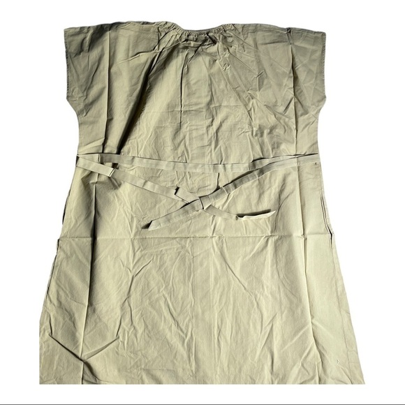 cotton Dobby Belted Dress HANA TAJIMA FOR UNIQLO yellow - Picture 11 of 14